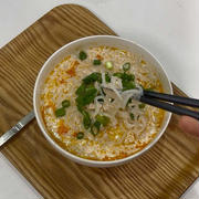 レンジで4分！ヘルシー担々麺