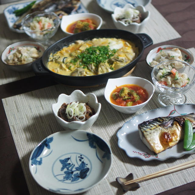 牡蠣と豆腐の卵とじの日♫
