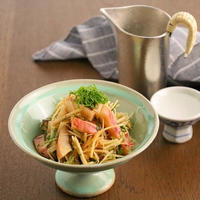 速攻！新しょうがとイカのわさび風味サラダ (レシピ)