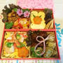 雨のお花見弁当　