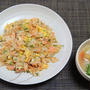 遅いと云われるでしょうが北京オリンピックの開会式☆鮭炒飯♪☆♪☆♪
