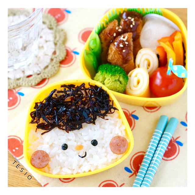 昆布の佃煮で簡単♪顔弁