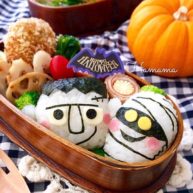 フランケンシュタインとミイラのハロウィン♡作り方