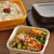 電子レンジだけで作る！豚肉メインの10分弁当。