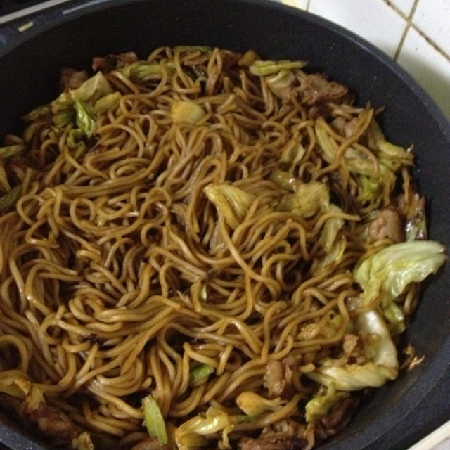 焼きそばたっぷり