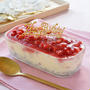 ストロベリーたっぷり バースデーアイスケーキ。【冷凍カットイチゴ・泡だてで出来る・スコップケーキ】