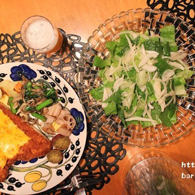 『チキンカツ』の夜ごはん。