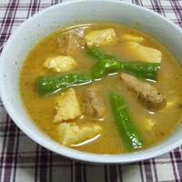 豆腐と豚肉のインド風カレー