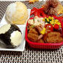 雨の日の　部活　おにぎり弁当♪