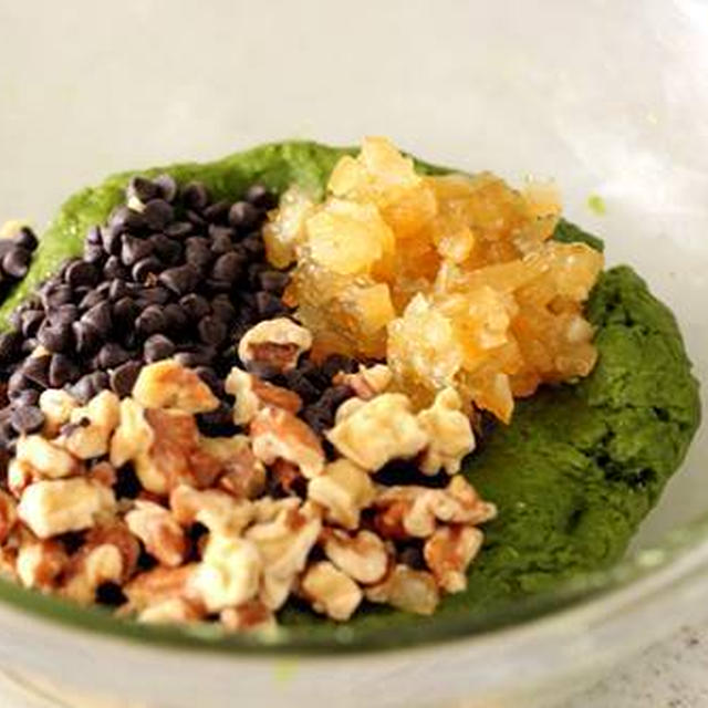 中種法で、栗と抹茶のシュトーレン