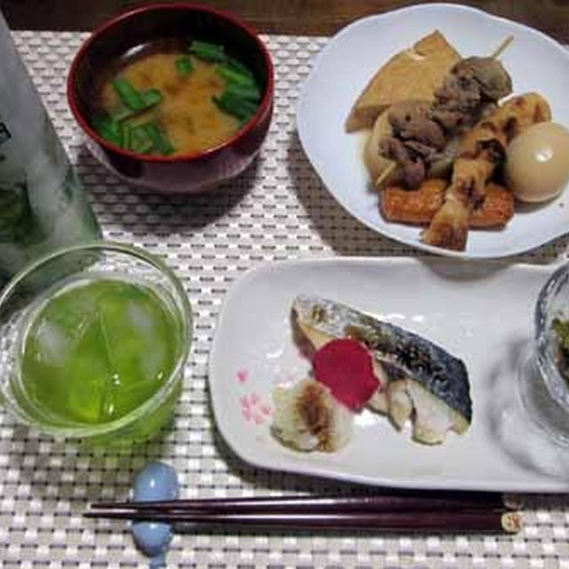 「抹茶香るお酒」と今年初の筍♪