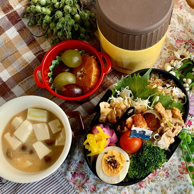 ＊簡単美味しい豚丼弁当と朝ご飯プレート＊