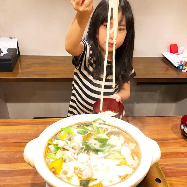 関西風うどんすきです〜！！
