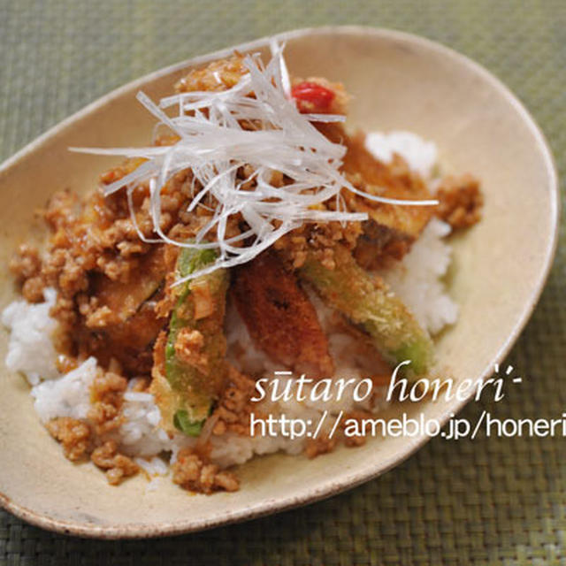 ☆ マーボーソース野菜カツ丼