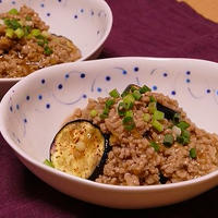 なすのそぼろあんかけ