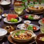 【献立】麻婆豆腐と、棒棒鶏と、さつまいもの豚汁など。～他、煮びたしや胡麻和えなんかもこの機会に食べておきたいね！～