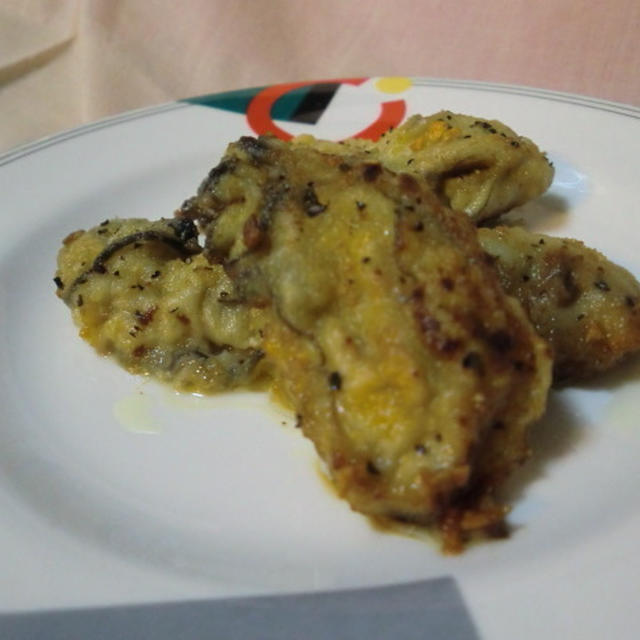 生牡蠣のガーリックステーキのバレンタインごはん～遅ればせながら。。