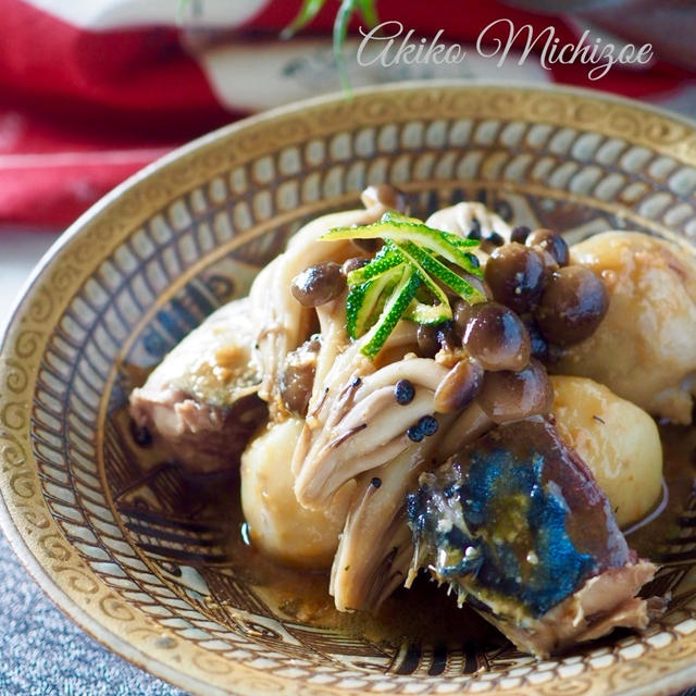 ＊防災の日の缶詰レシピ＊鯖缶と里芋の味噌煮＊