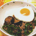 ペコリで掲載「今日のオススメ」【簡単♡挽肉と茄子のカレー風味がウマウマな丼 】