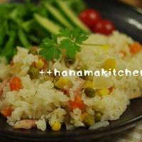 シチュー風炊き込みピラフ　【レシピ】