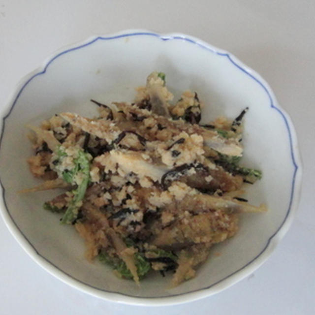 こごみとツナの炒め物★★★
