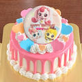 【キャッチ!ティニピンのケーキ】ピンクのドリップケーキで可愛く♡