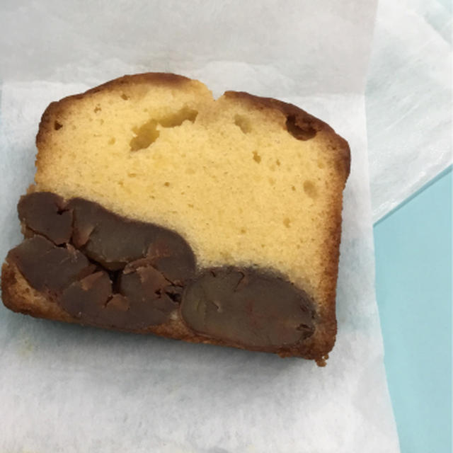 かのお高い栗のお菓子を試食する