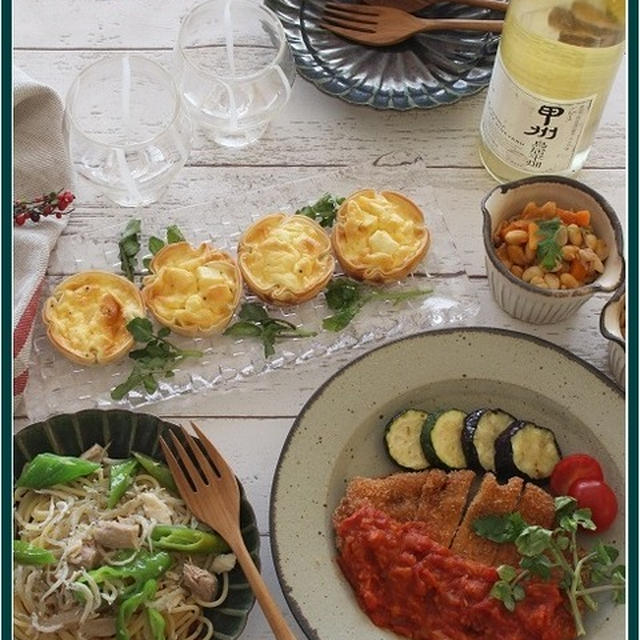 和食器でイタリアンを食す 万願寺唐辛子とジャコのペペロンチーノ とか By Etyさん レシピブログ 料理ブログのレシピ満載