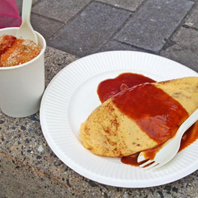 祇園祭2015～フォアグラオムレツ、ライスコロッケ、生麩田楽、かき氷☆