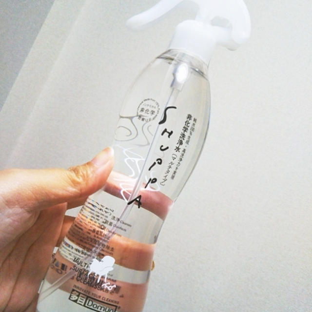 ママ安心☆除菌消臭効果のお掃除スプレーSHUPPA～ドウム非化学洗浄水株式会社