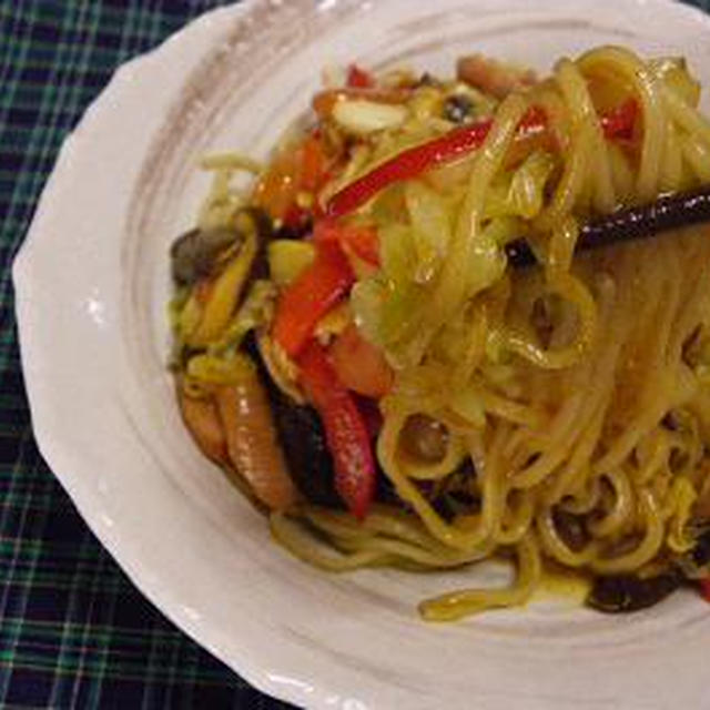 ☆カレーあんかけ焼きそば☆