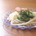 ちくわときゅうりのぶっかけうどん
