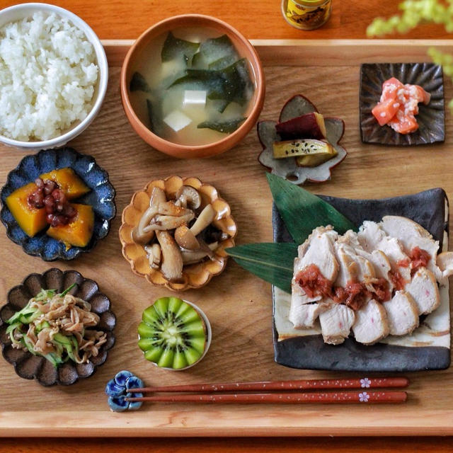 ストウブで鶏胸肉の出汁煮レシピ