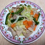 豚肉とキャベツ他の炒めもの