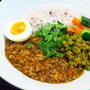 和風キーマカレー　～豆カレーと「あいがけ」