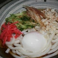 9月11日　　冷やしたぬき＆温玉うどん