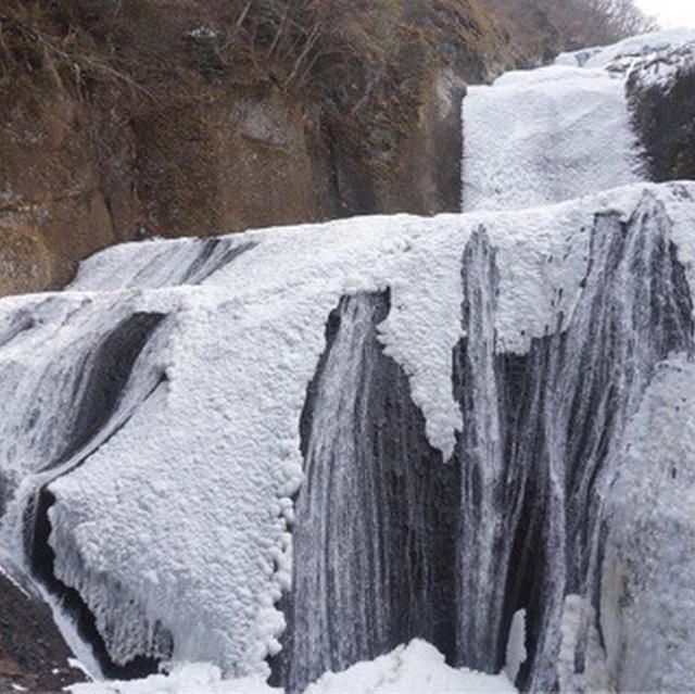 氷瀑・袋田の滝。と、勝手丼。