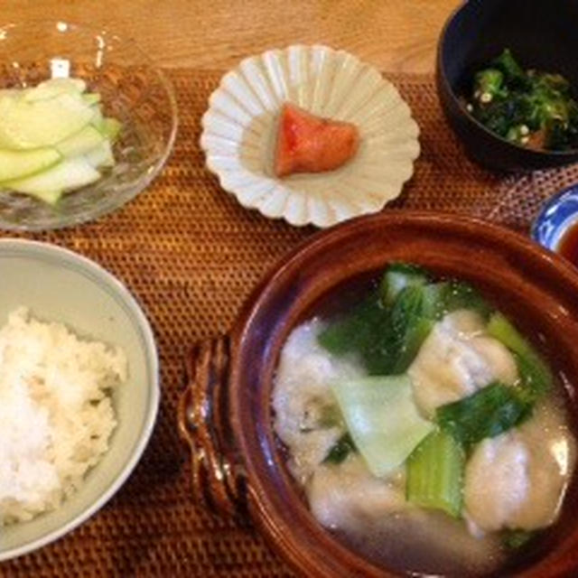 水餃子定食