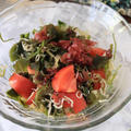 ＜レシピ＞紫蘇香る　海藻サラダ