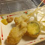 【卓上フライヤ－で作る家族飯】大阪行ったつもりでおうちごはん『自分で刺して揚げる串カツ』