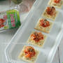 【レシピ】キムチと味噌漬け豆腐のクラッカー
