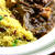 Tofu and Ground Beef Curry with Couscous豆腐ひき肉カレーとクスクス