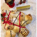 クリスマスツリー型パンを可愛く飾ってみました〜プレゼント用です♪♪ by pentaさん