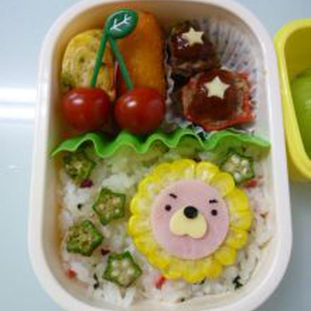 6月7日　もろこしライオンくん弁当