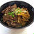 あっさりしてて食べやすい♪お野菜たっぷり牛丼