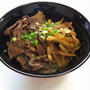 あっさりしてて食べやすい♪お野菜たっぷり牛丼