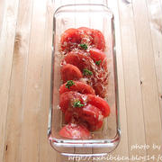 【作り置きサラダ】トマトのお浸しサラダ