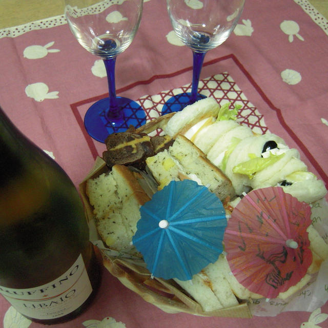 結婚記念日＆誕生日deパーティパン＆ワイン