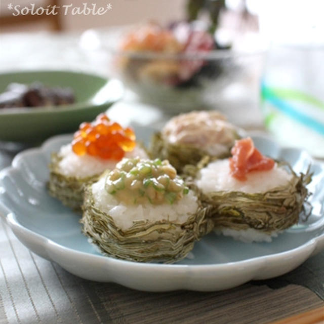 石巻の海からの贈り物！とろろ昆布のおにぎり