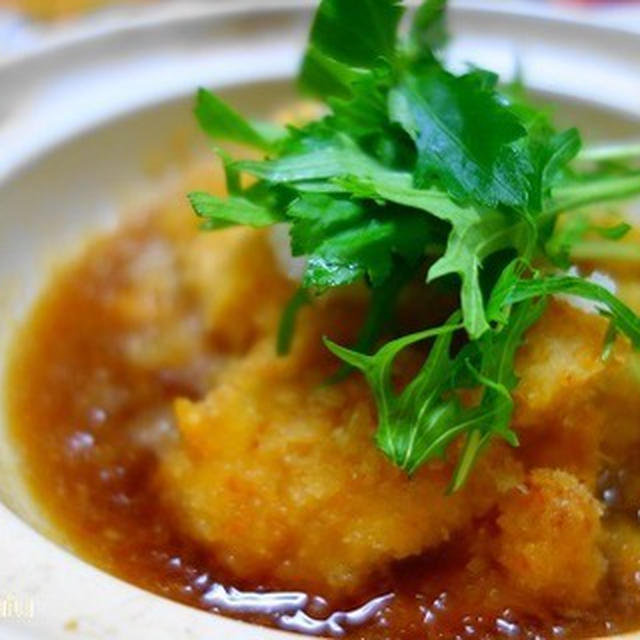 チキンカツのおろし煮☆お手頃鶏むね肉もボリュームアップ